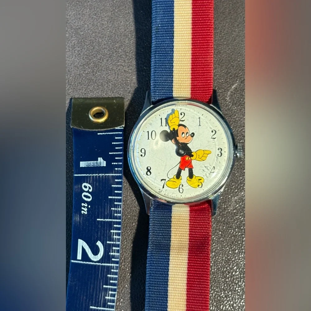 1971 TIMEX Mickey Mouse Watch-NOT TESTED/No Battery